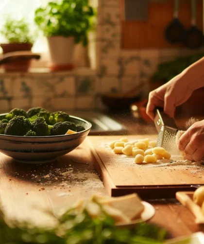 gnocchis au brocoli